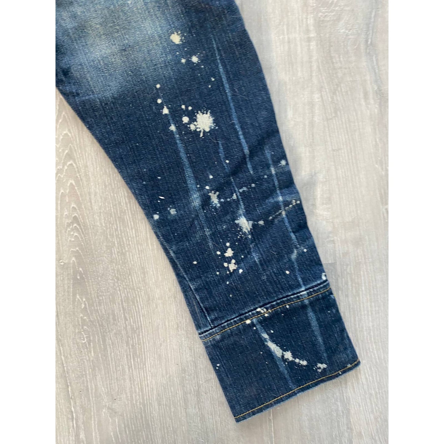 Evisu Japan vintage blue jeans Purple seagull capri
