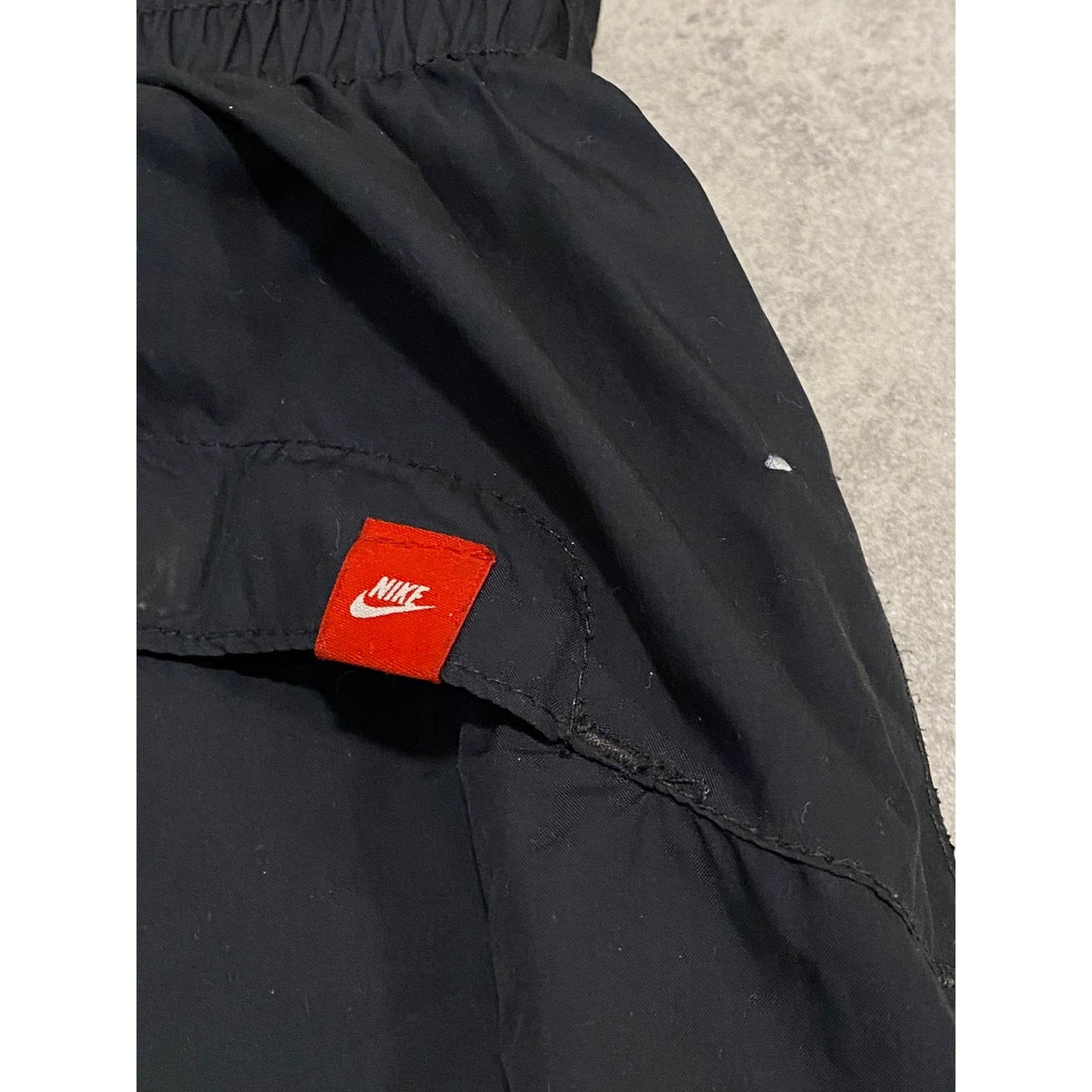 Nike vintage black track pants small swoosh 2000s