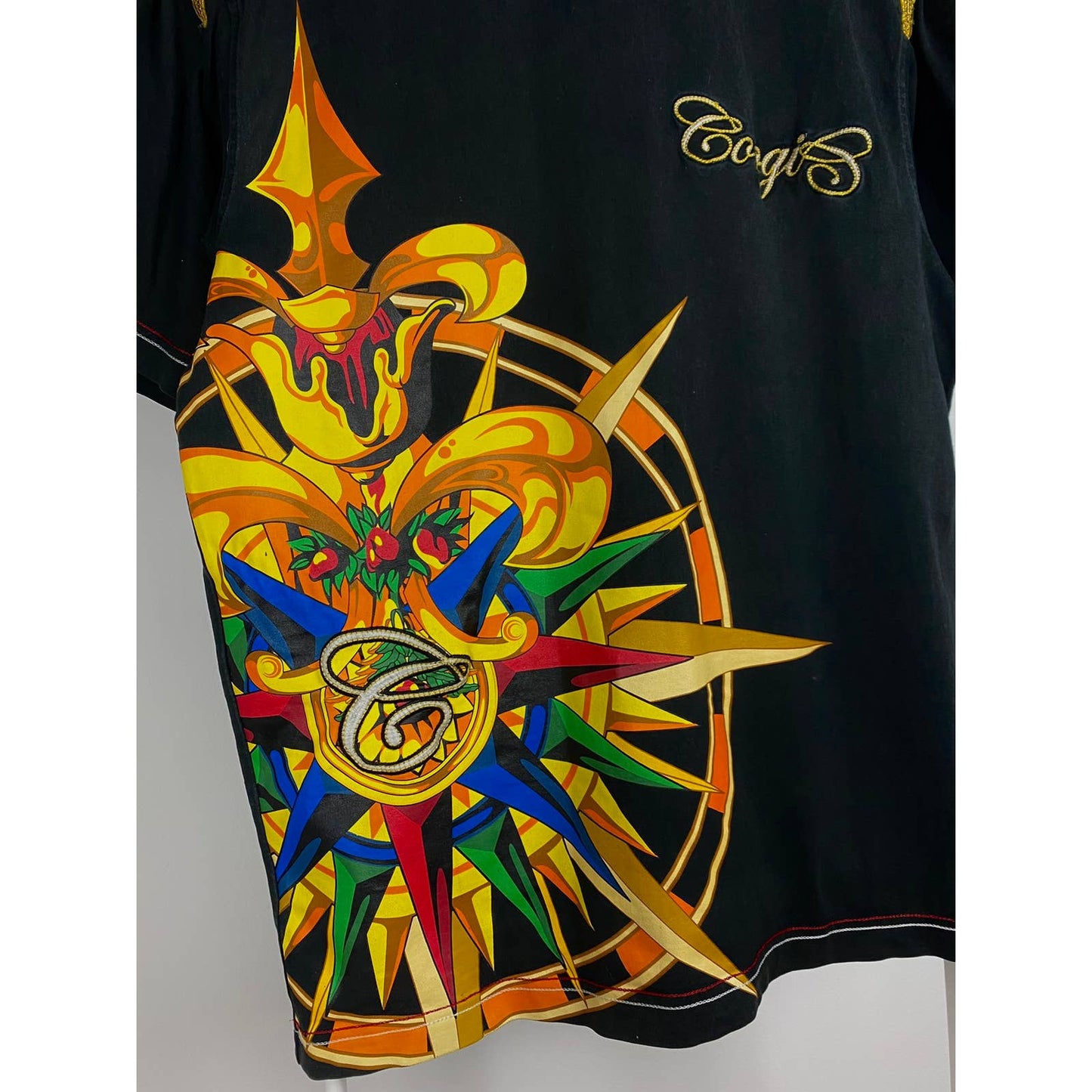 Coogi vintage black T-shirt Australia tee Y2K