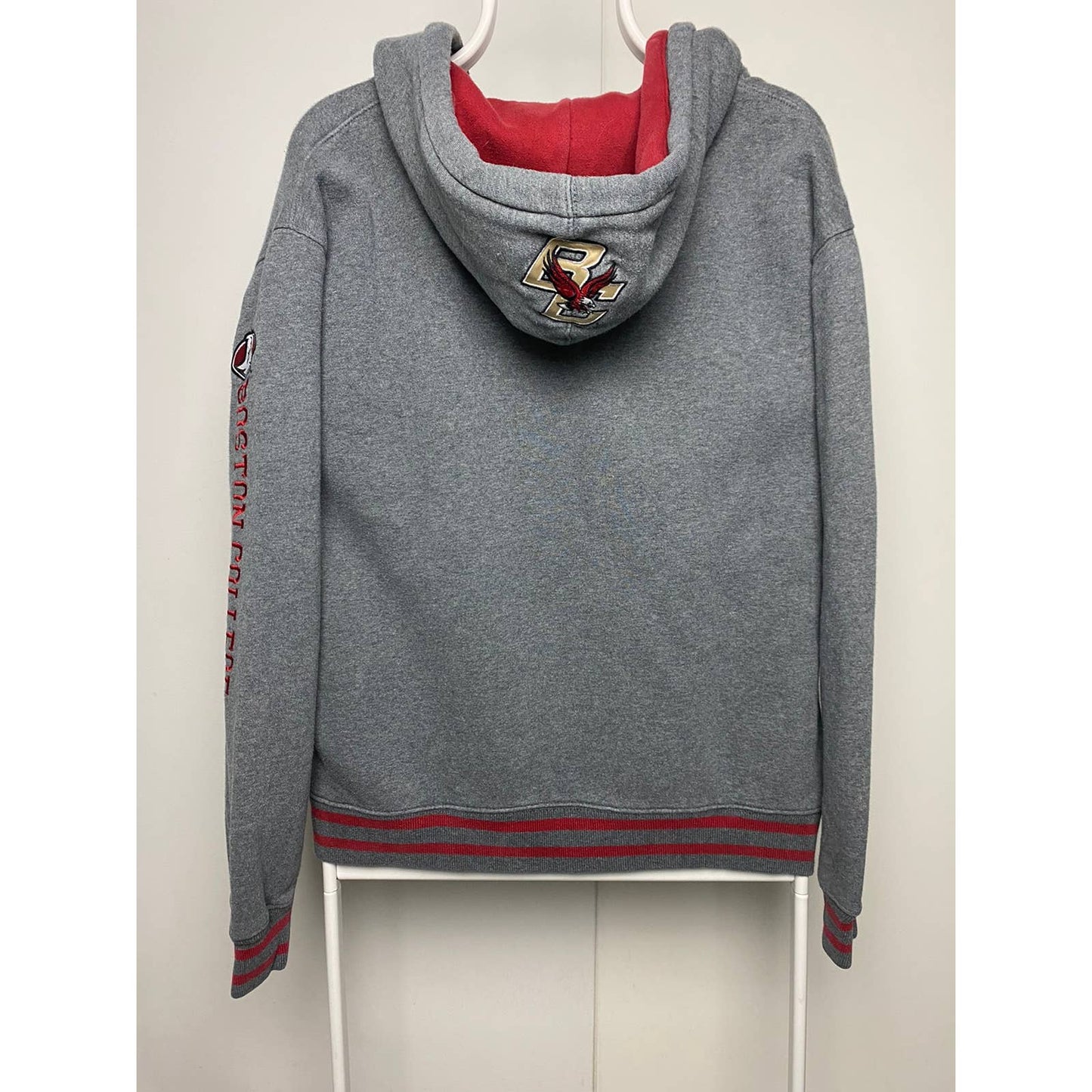 Boston Collage vintage champion hoodie big logo sweatshirt