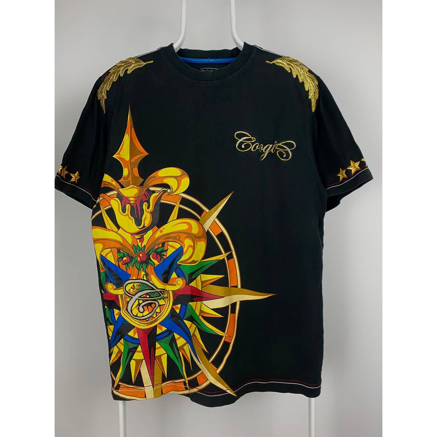 Coogi vintage black T-shirt Australia tee Y2K
