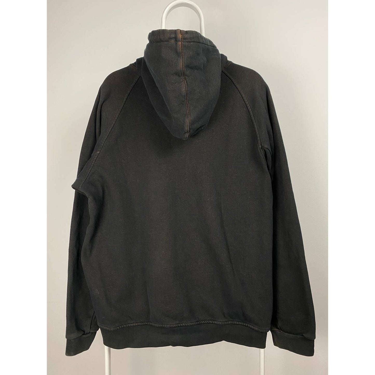 Nike ACG vintage black hoodie big central logo black Orange