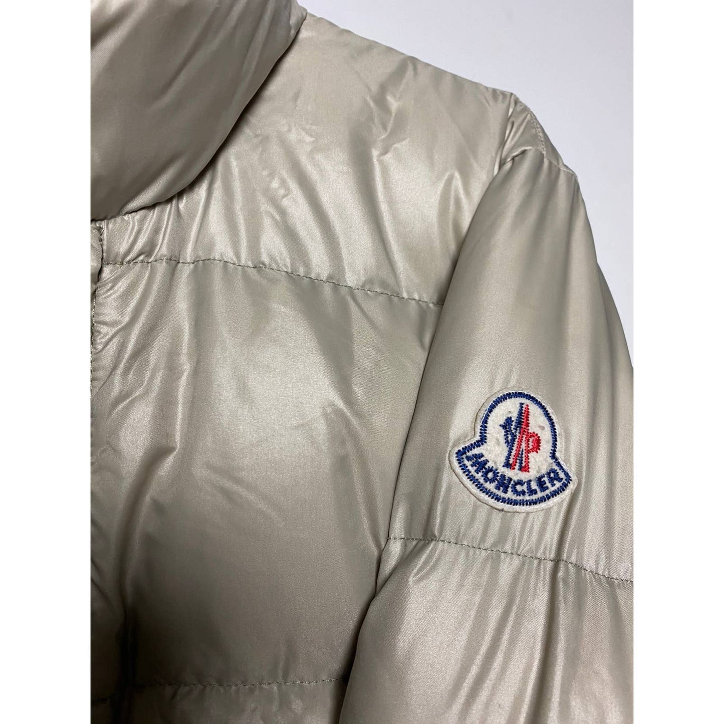 90s Moncler vintage beige puffer jacket Grenoble
