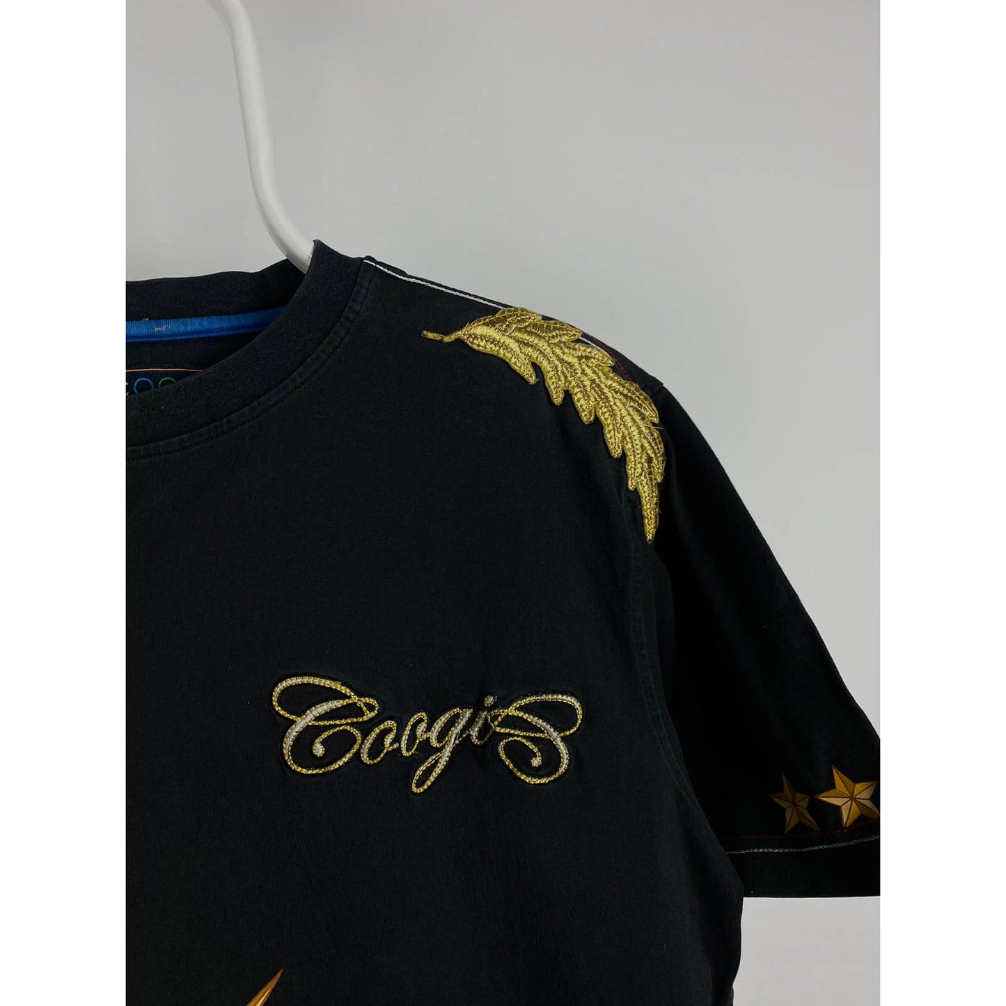 Coogi vintage black T-shirt Australia tee Y2K