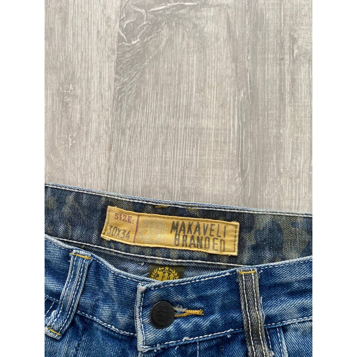 Makaveli Branded Jeans vintage 2pac denim rap hip hop