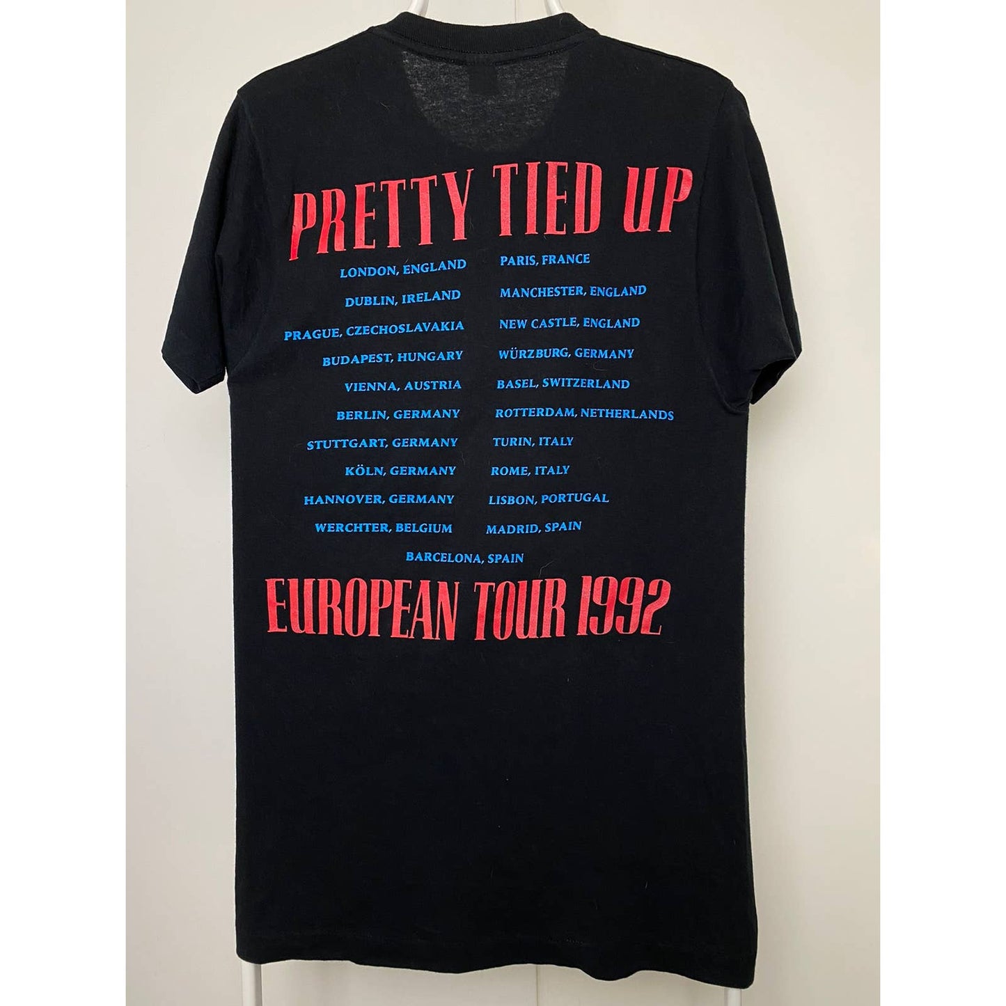 Vintage Guns N Roses Pretty Tied Up 1992 T Shirt Tee