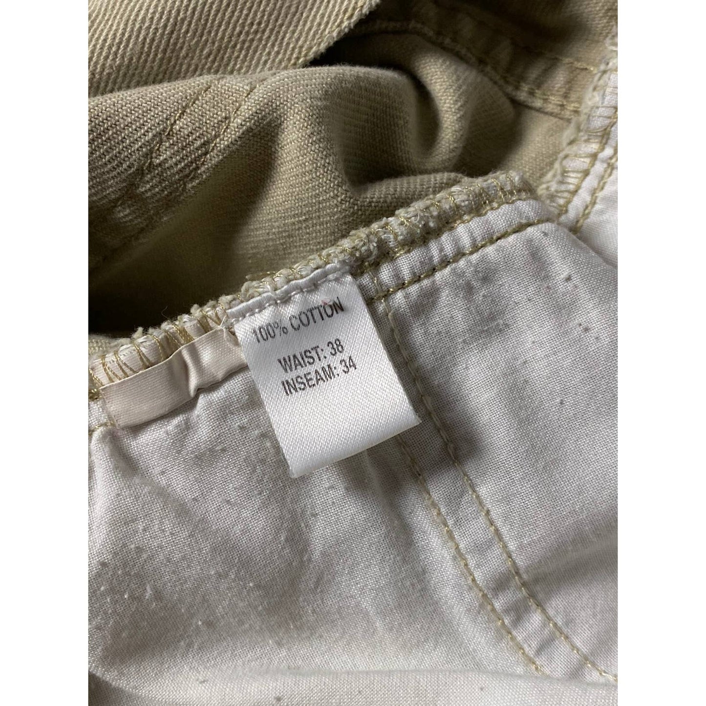 90s Yves Saint Laurent vintage YSL beige jeans small logo