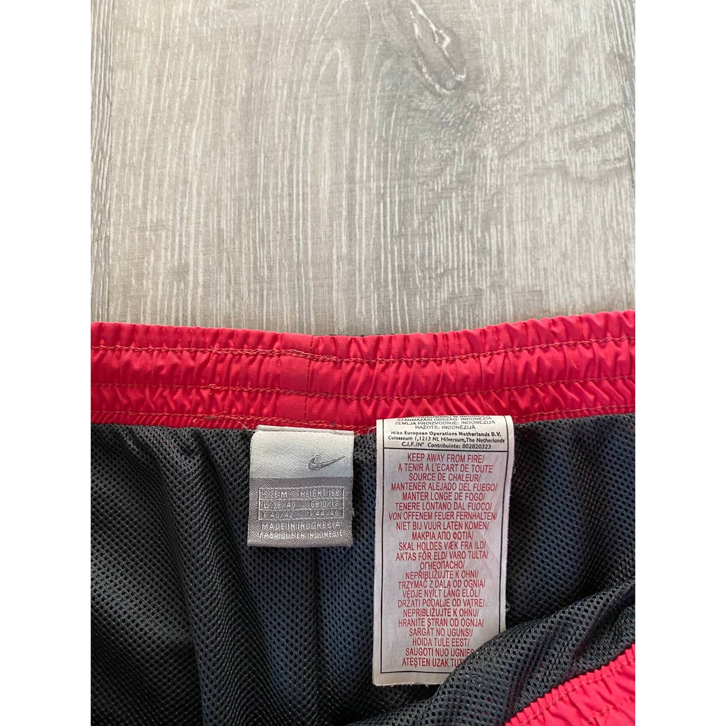 Nike vintage grey track pants small swoosh 2000s