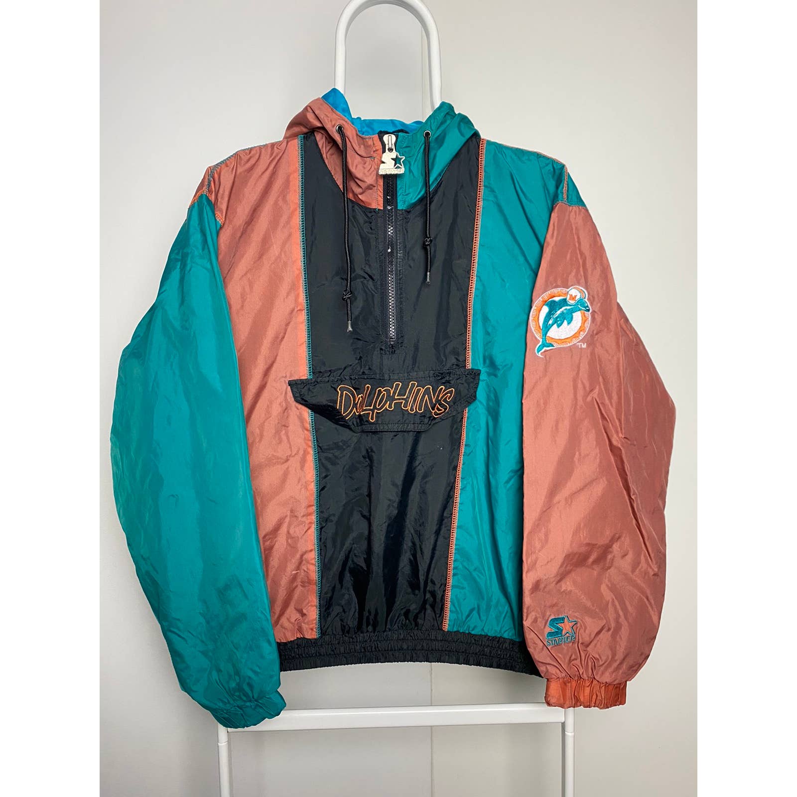 Miami dolphins hotsell vintage windbreaker