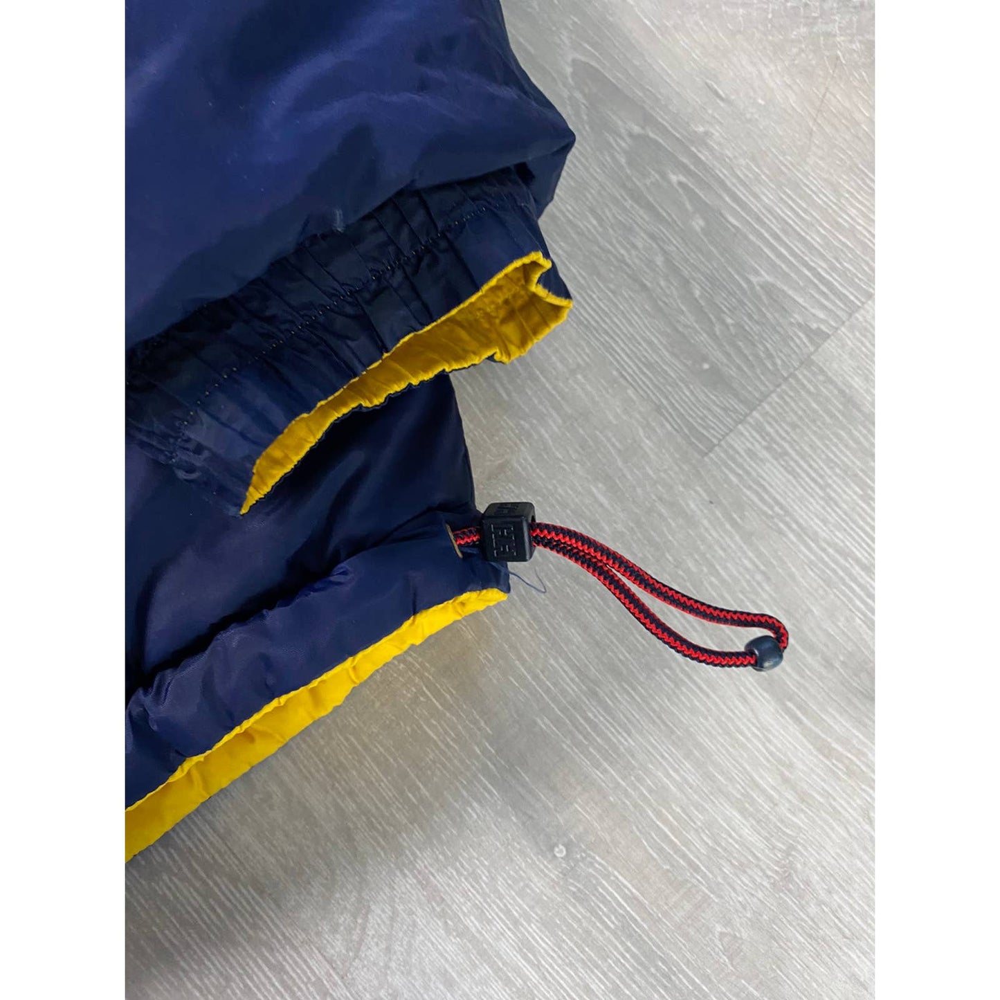Helly Hansen vintage reversible puffer jacket big logo navy