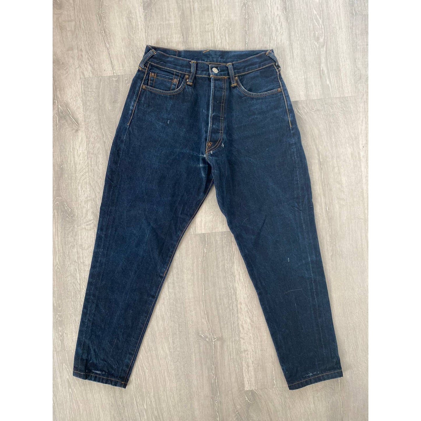 Evisu Japan vintage navy jeans denim pants baby logo