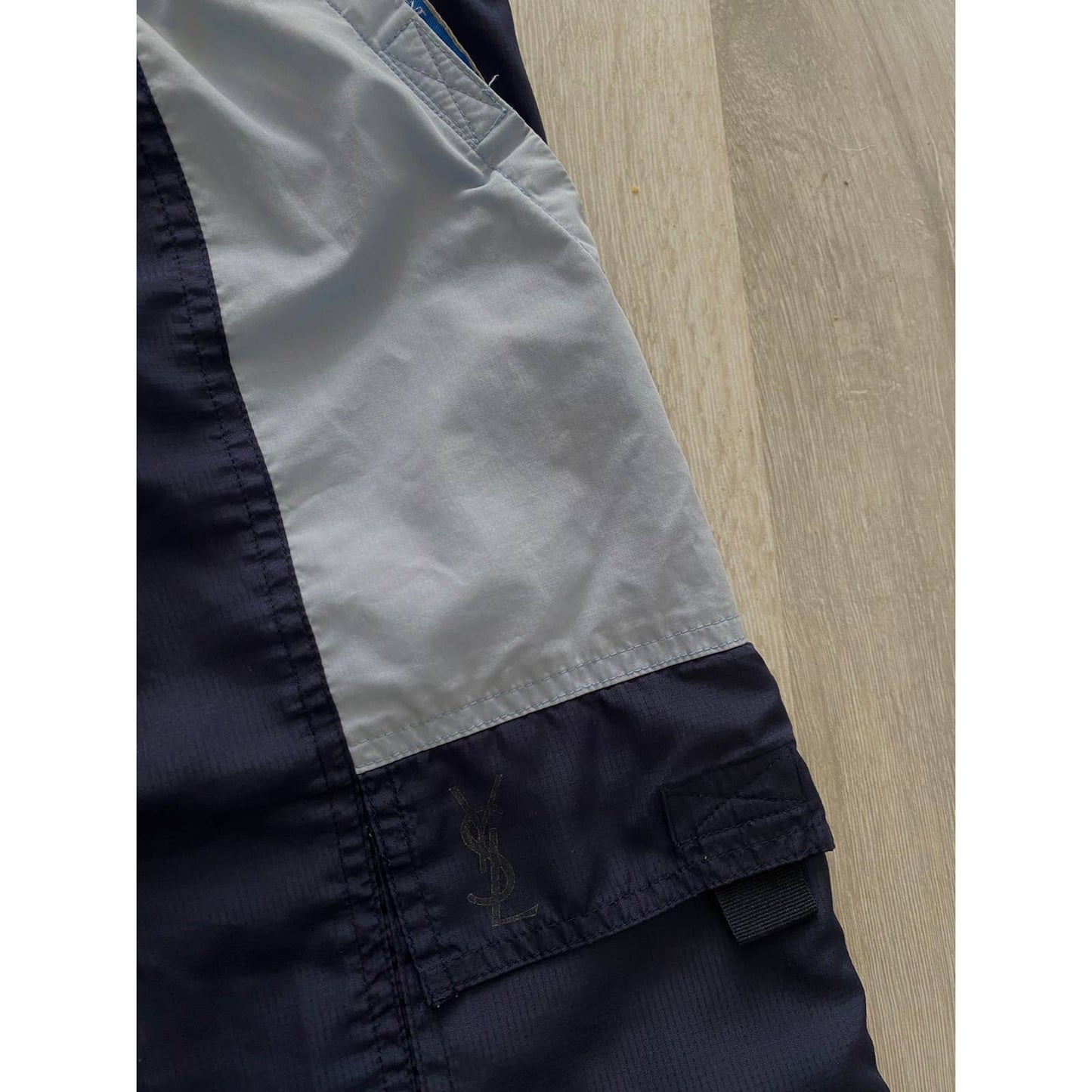 90s Yves Saint Laurent vintage navy shorts YSL