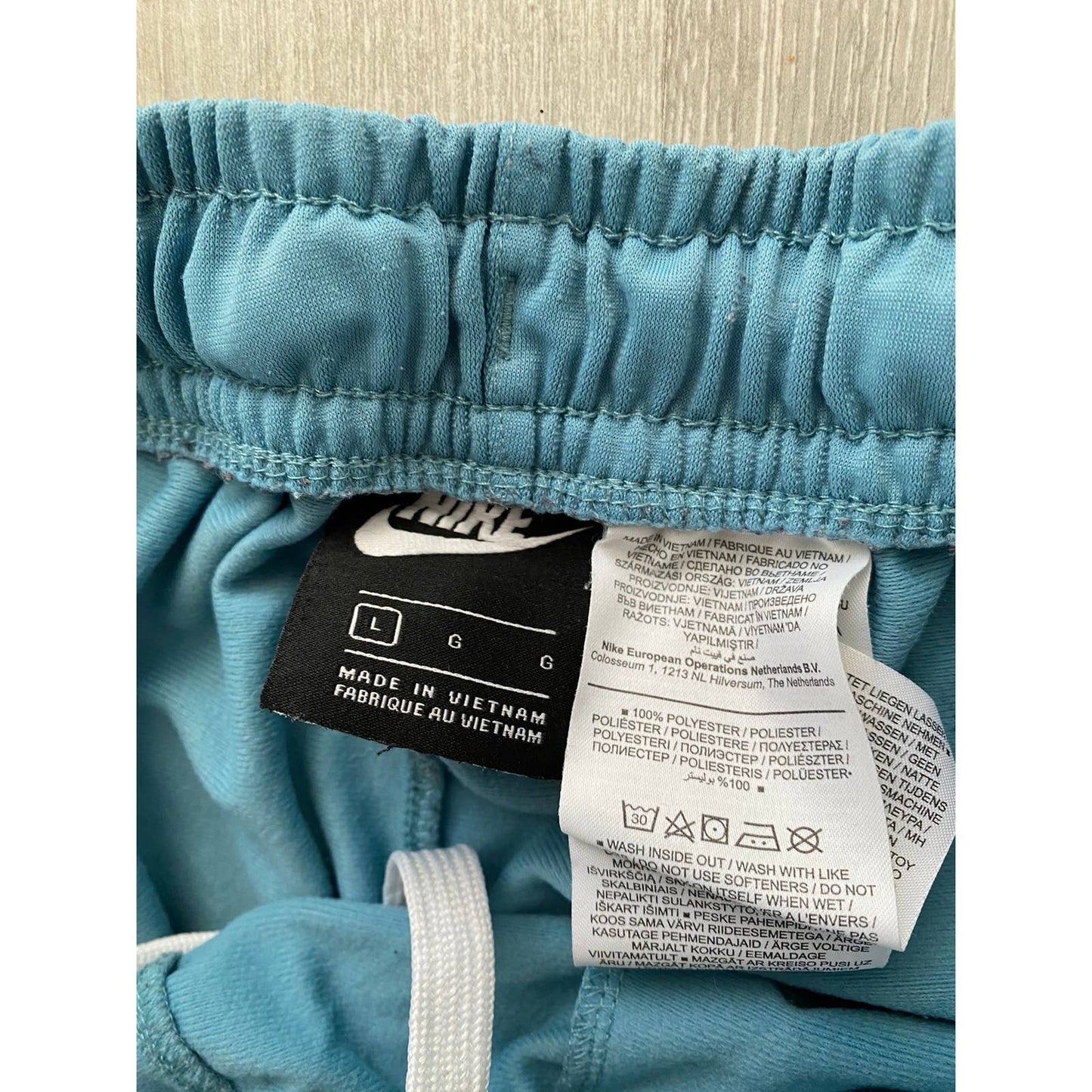 Nike vintage blue sweat pants baby blue small swoosh