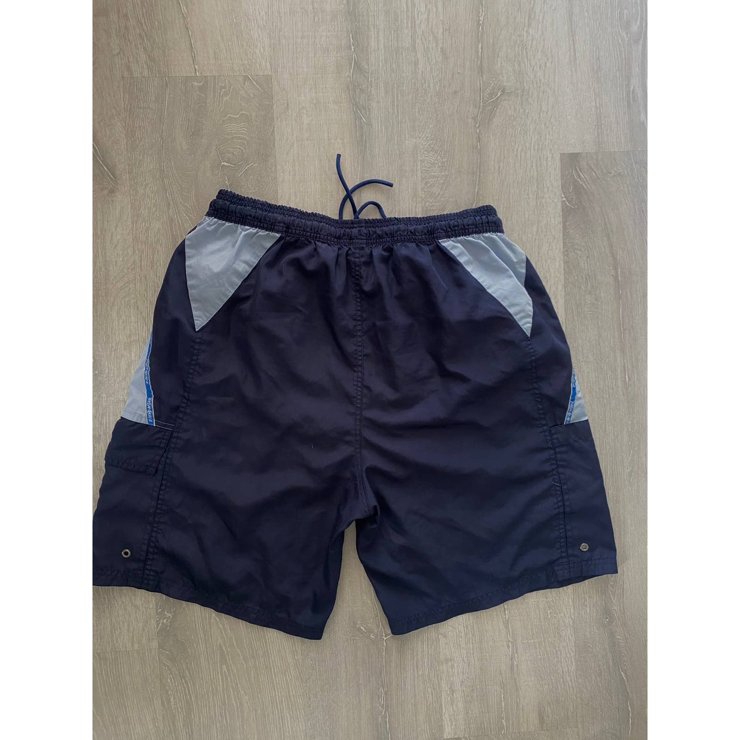 90s Yves Saint Laurent vintage navy shorts YSL