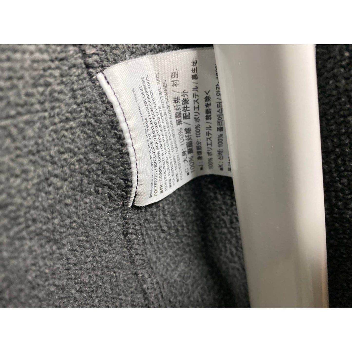Arc’teryx vintage grey fleece zip hoodie