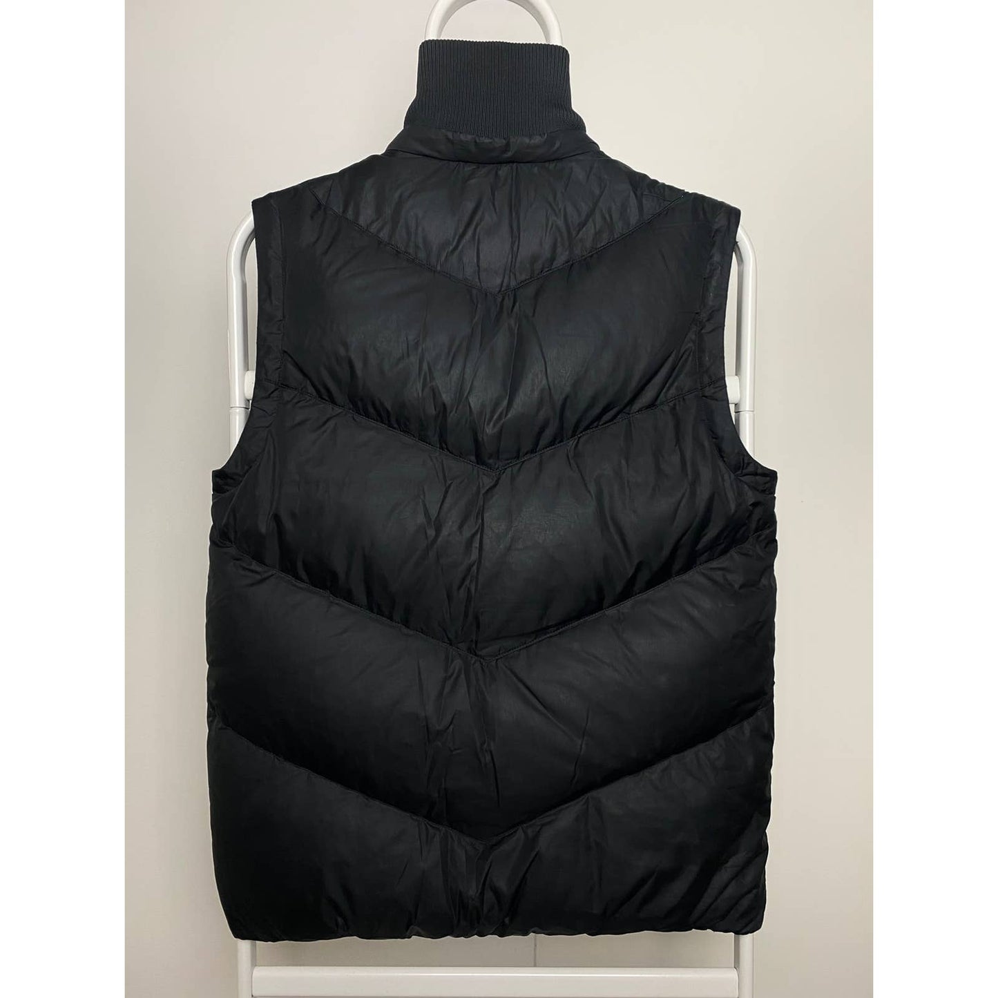 Nike black puffer vest small swoosh vintage