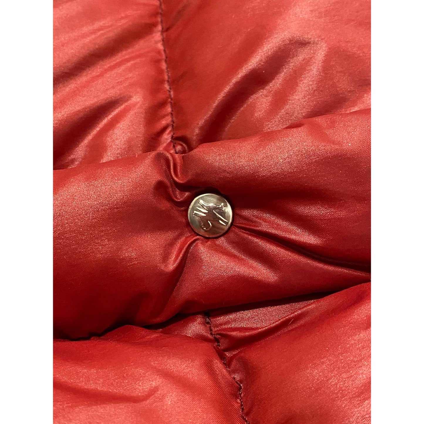 90s Moncler vintage red puffer jacket