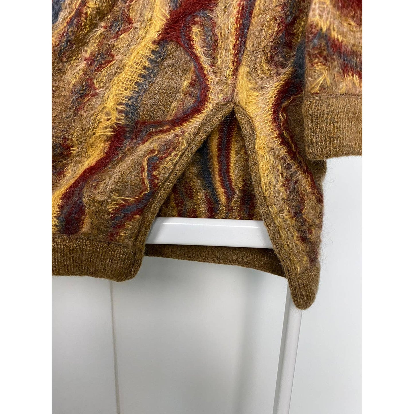 Coogi mohair sweater vintage brown yellow multicolor Australia