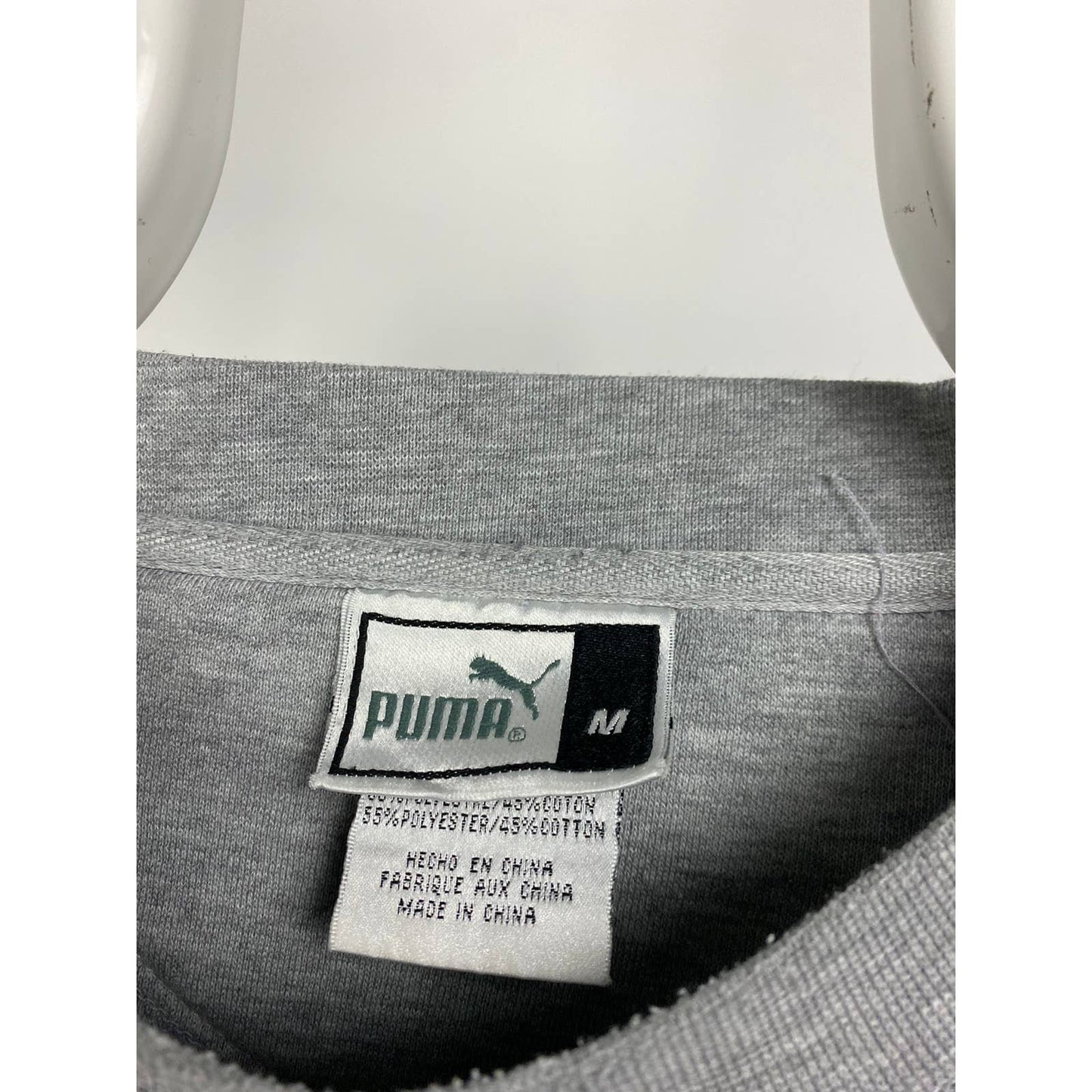 New York Knicks vintage Puma grey sweatshirt NBA thrashed