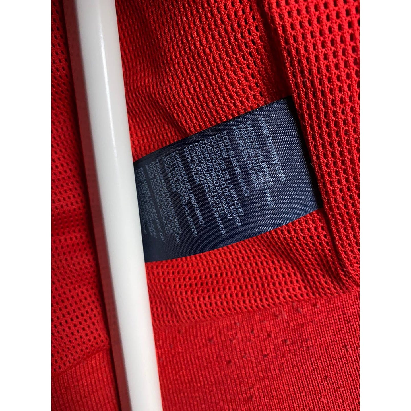 Tommy Hilfiger red windbreaker jacket small logo flag