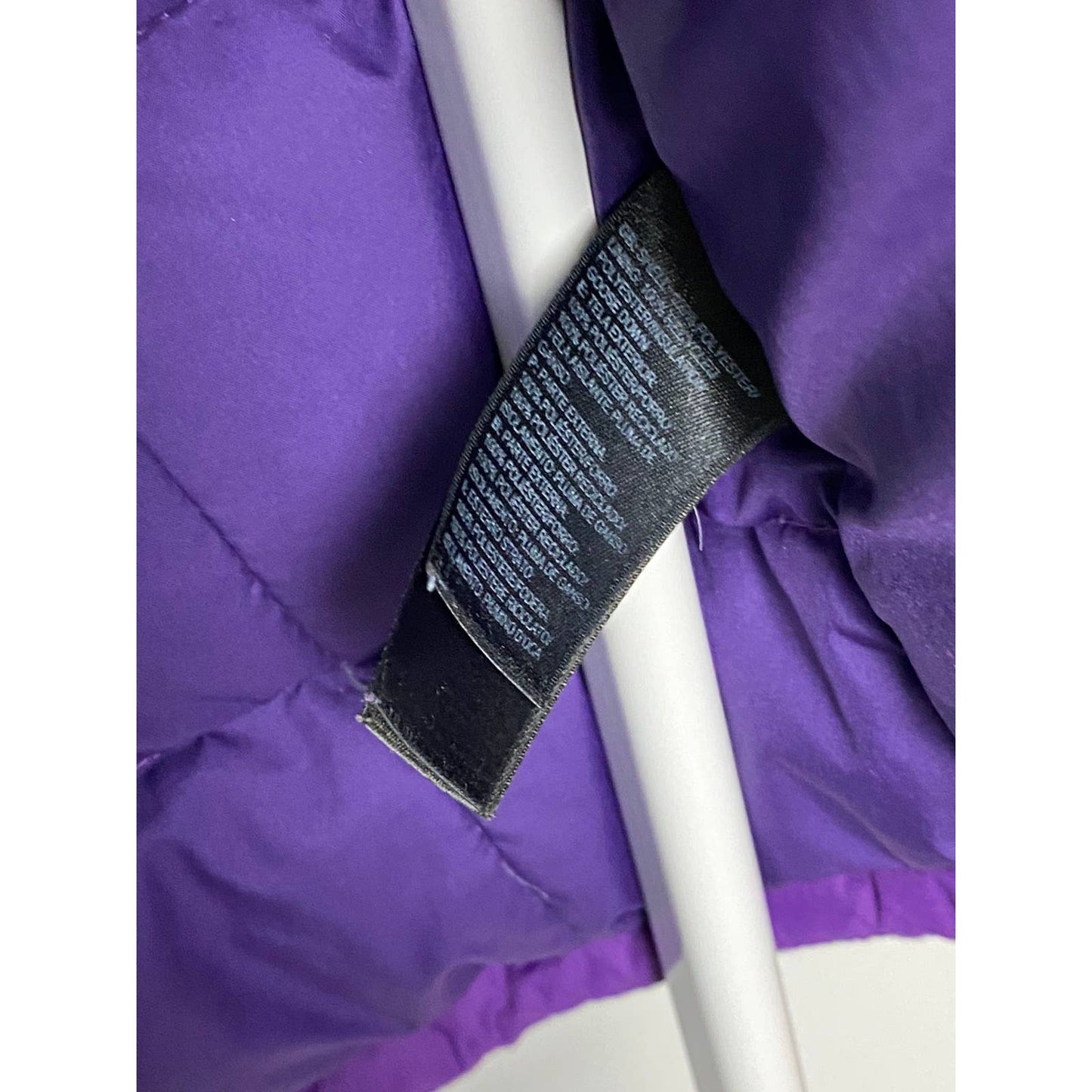The North Face vintage Purple puffer vest 700 nuptse