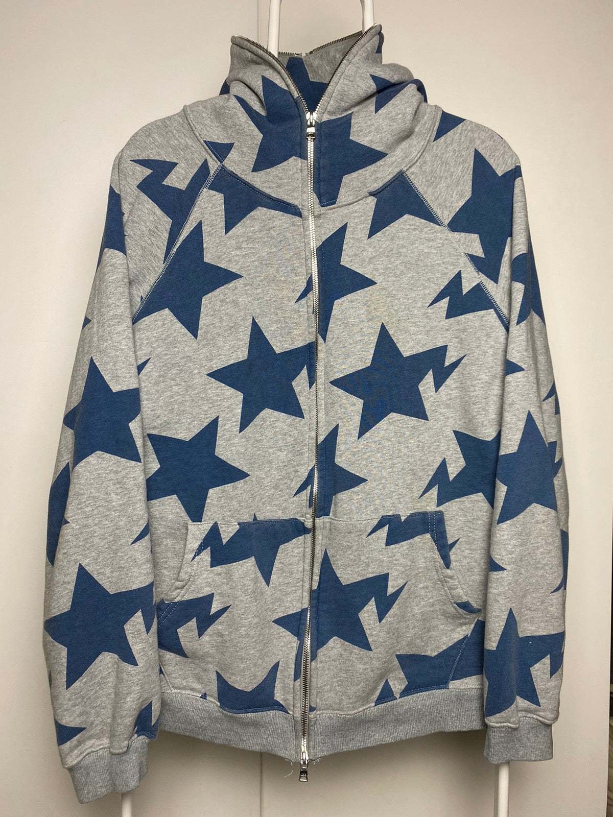 Bape sta zip hoodie full zip A Bathing Ape grey blue – Refitted
