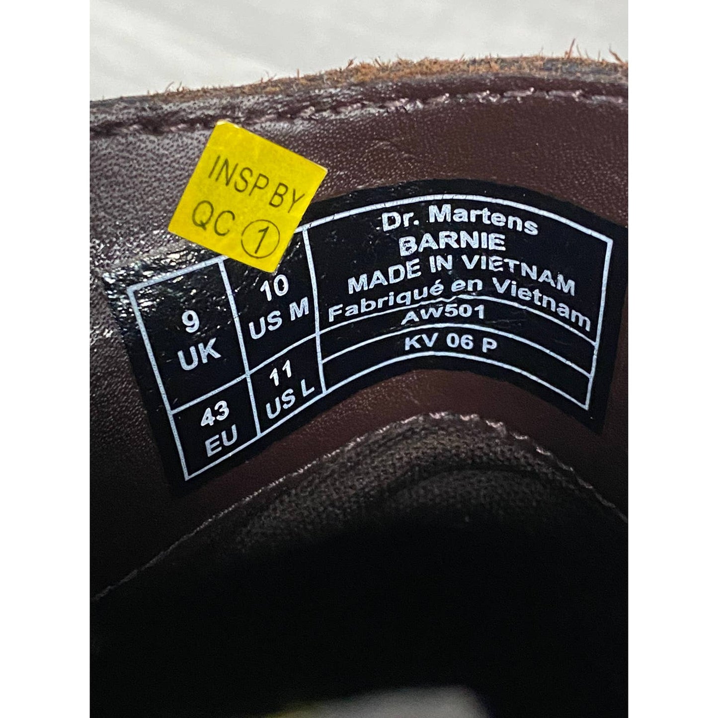 Dr. Martens barnie brown leather shoes casual vintage