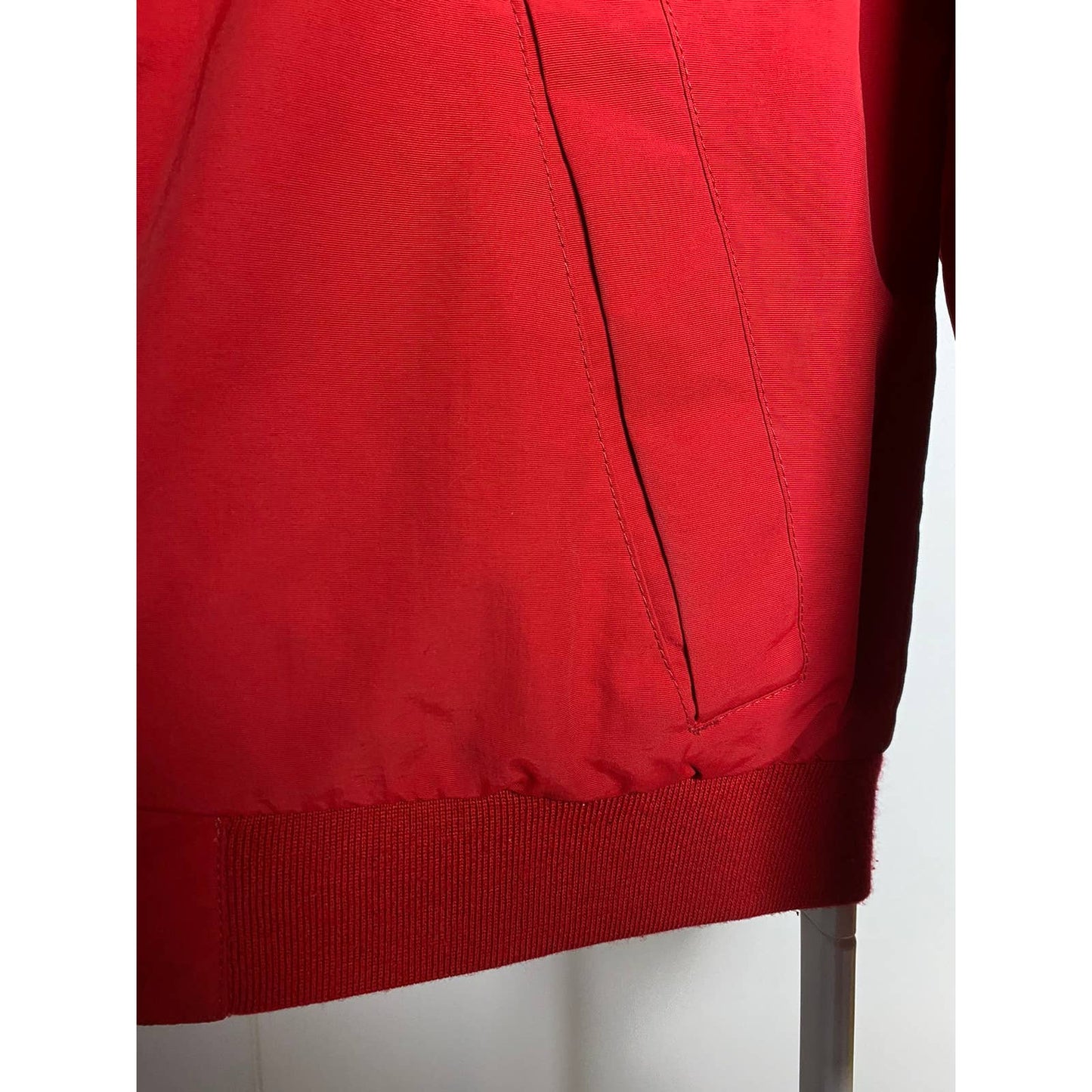 Tommy Hilfiger red windbreaker jacket small logo flag