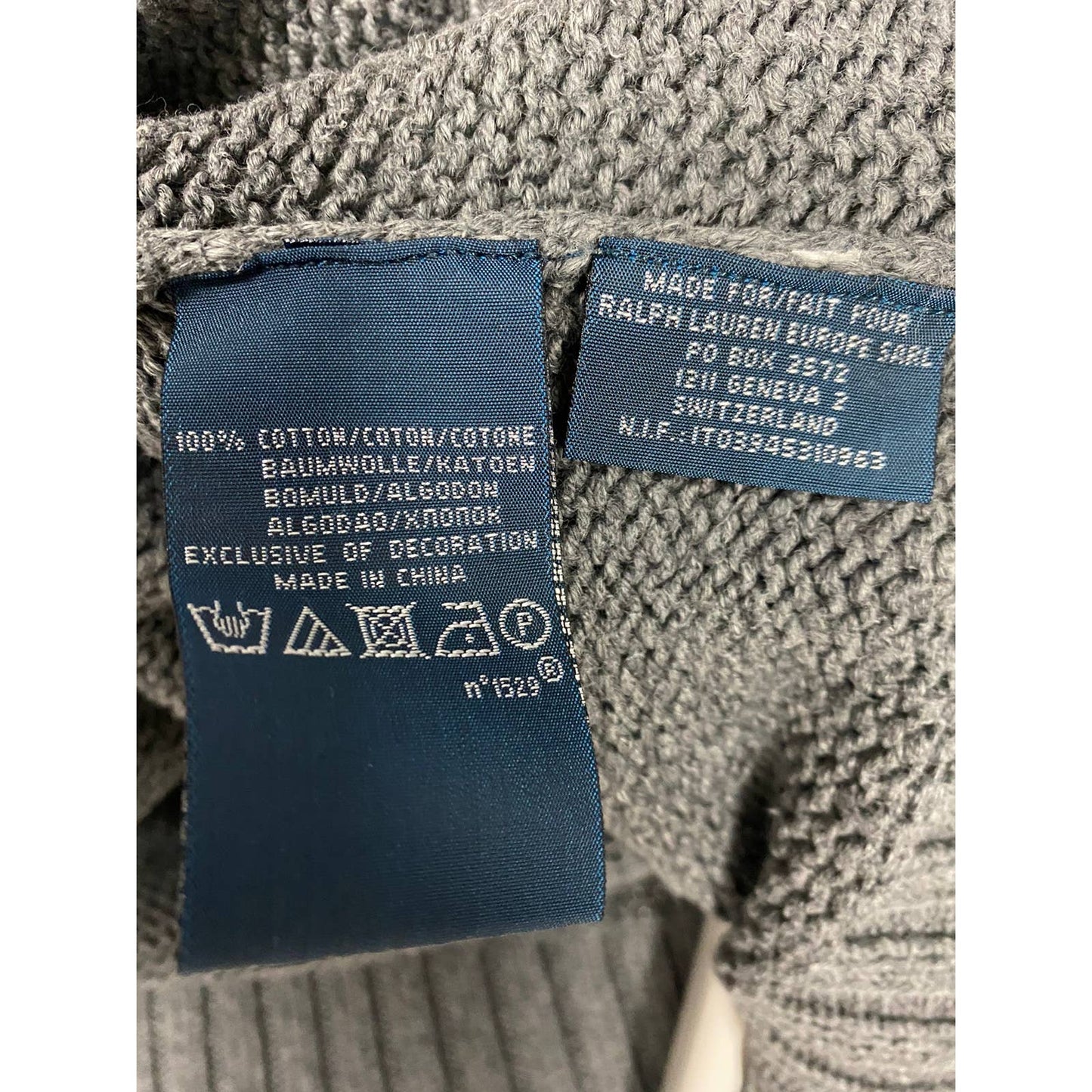 Polo Ralph Lauren vintage grey sweater