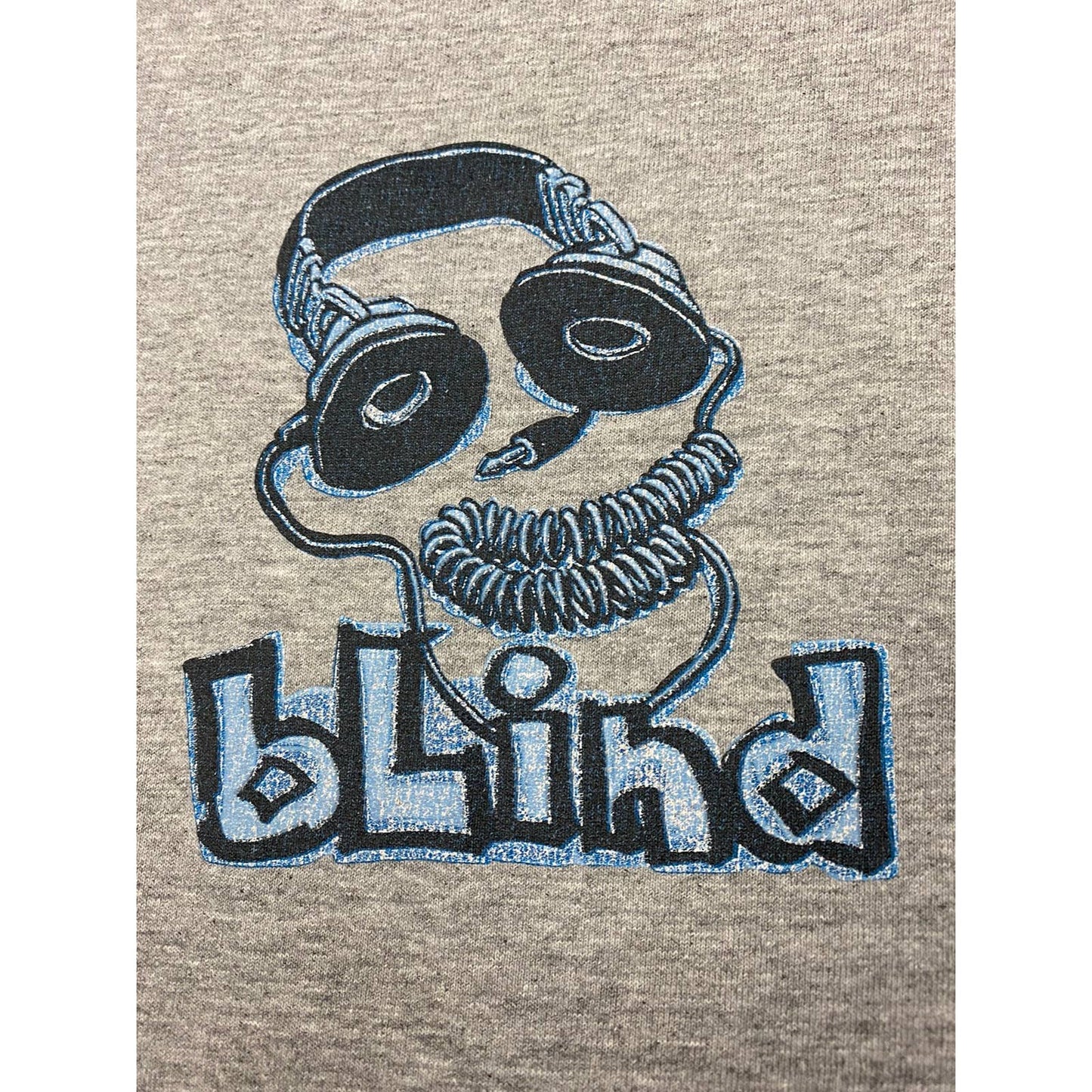 Blind Skateboards Vintage T-shirt Center logo alien grey