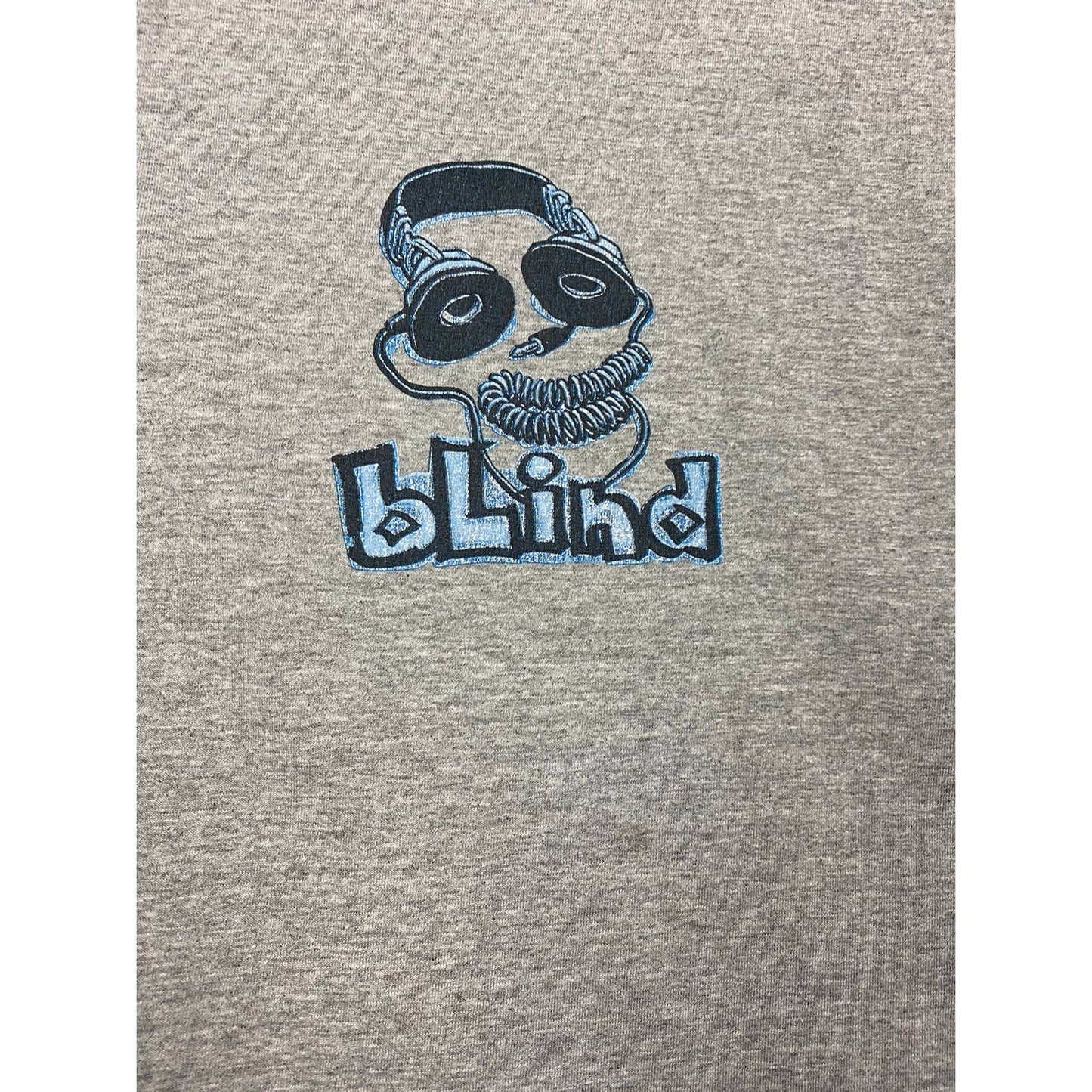 Blind Skateboards Vintage T-shirt Center logo alien grey