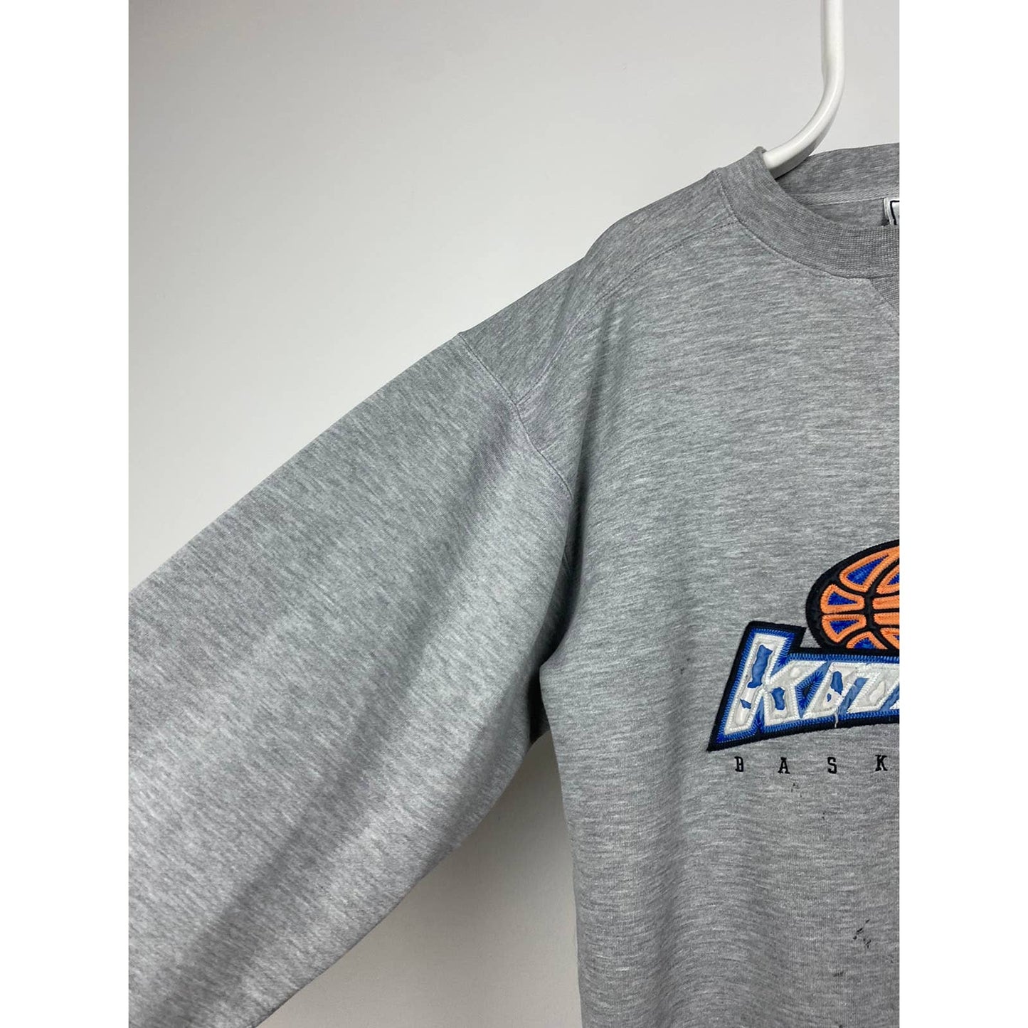 New York Knicks vintage Puma grey sweatshirt NBA thrashed