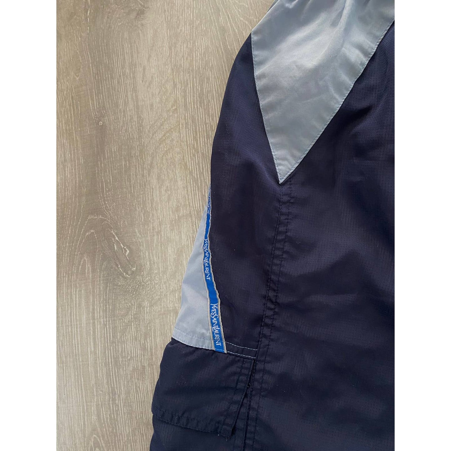 90s Yves Saint Laurent vintage navy shorts YSL