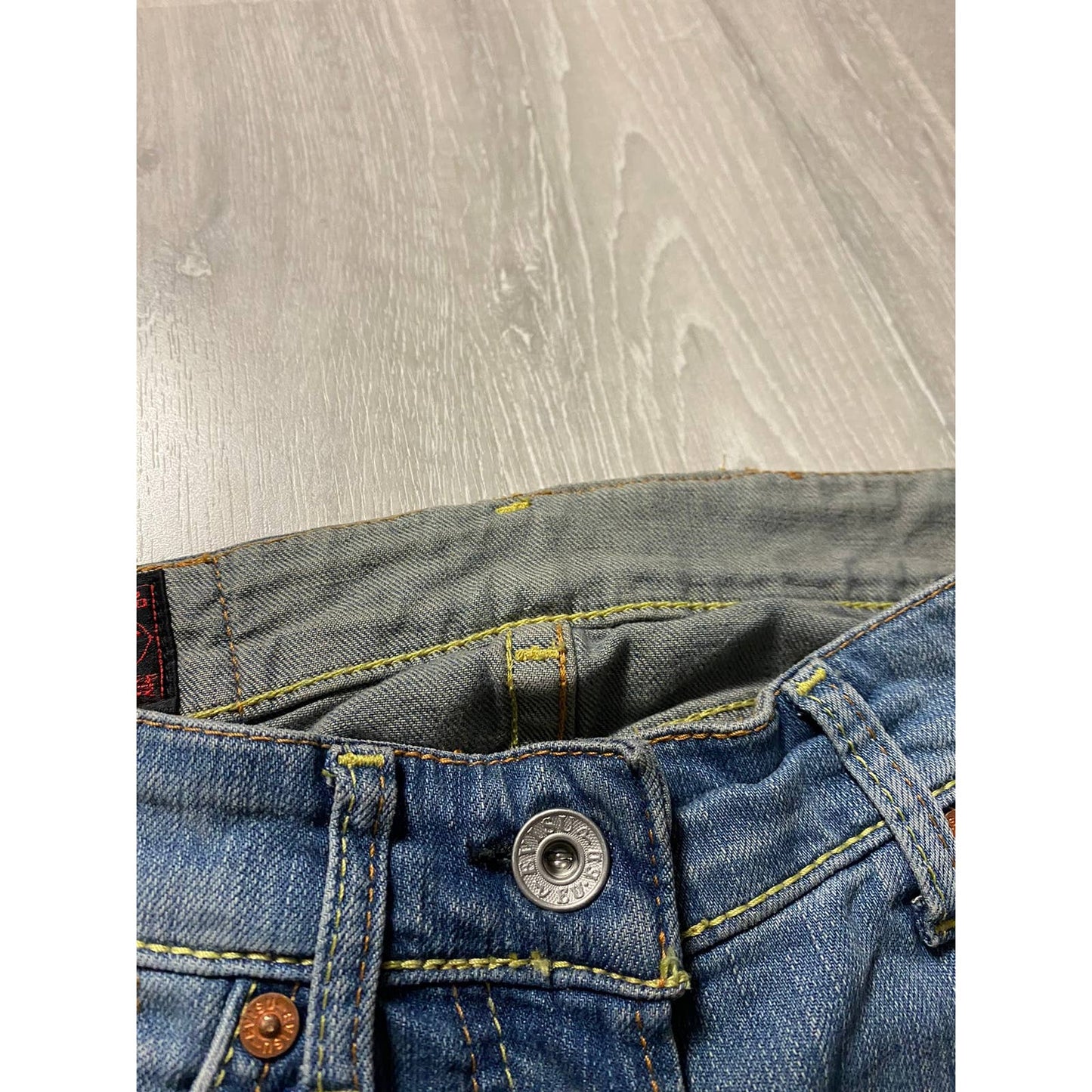 Evisu EU ED vintage blue jeans white seagulls jeans Japan