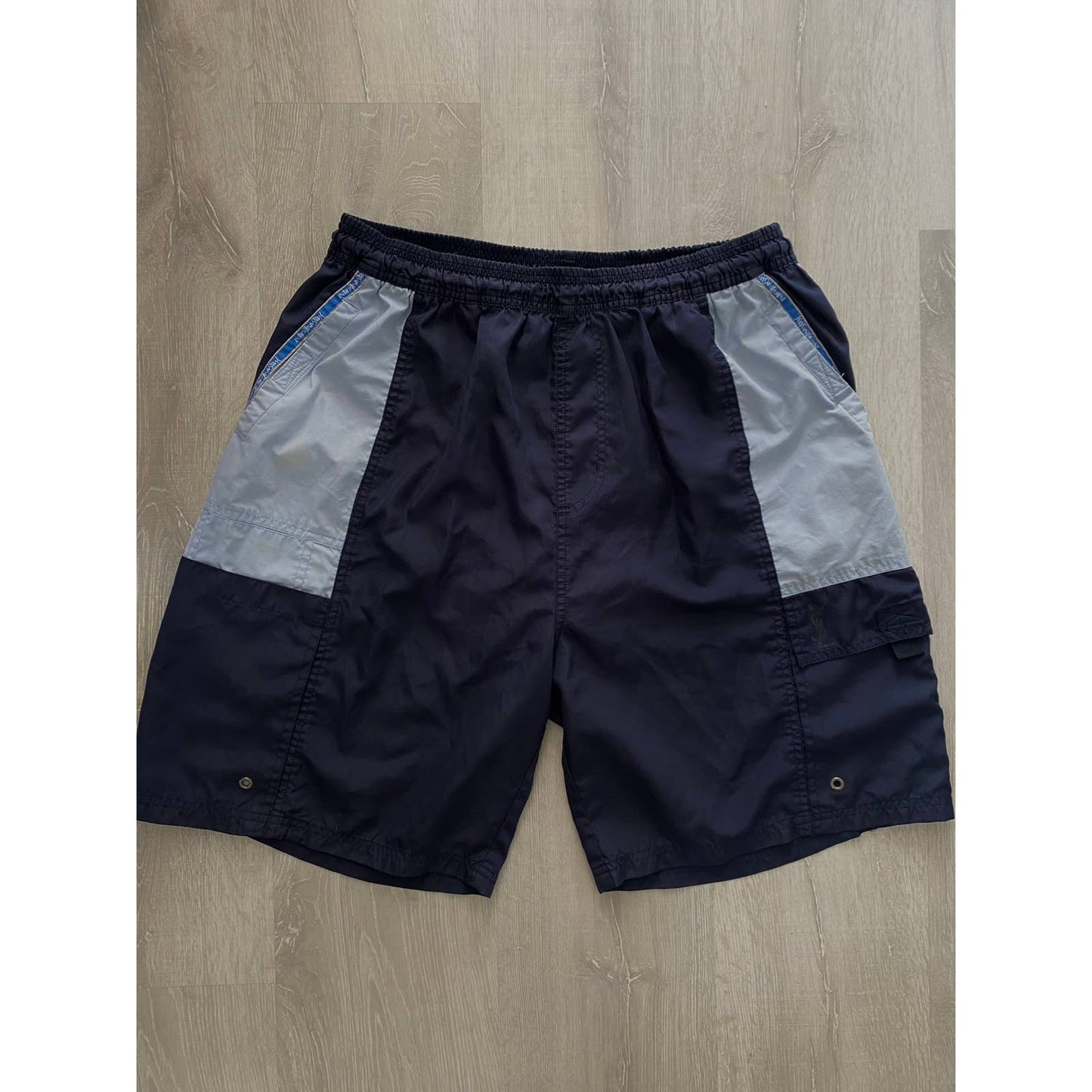 90s Yves Saint Laurent vintage navy shorts YSL