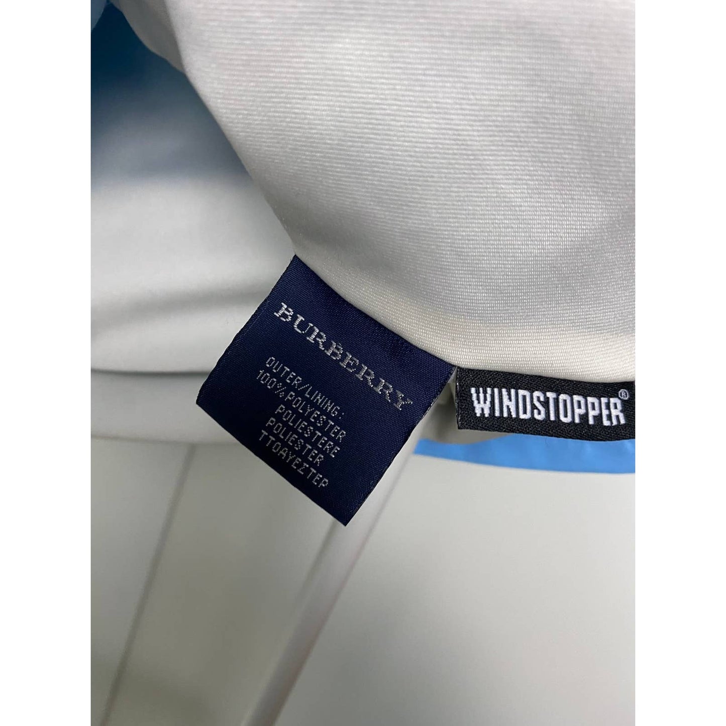 Burberry Golf vintage vest blue windstopper