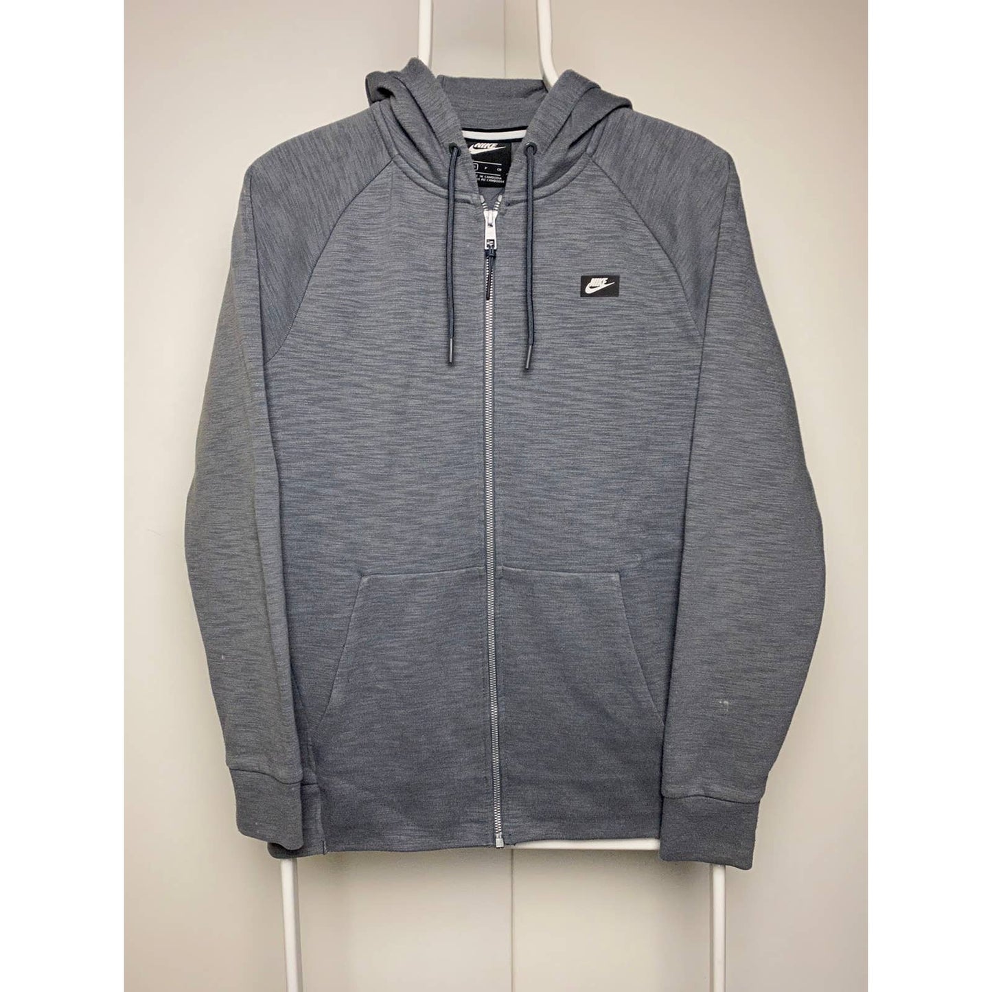Nike grey zip up hoodie vintage style tech fleece