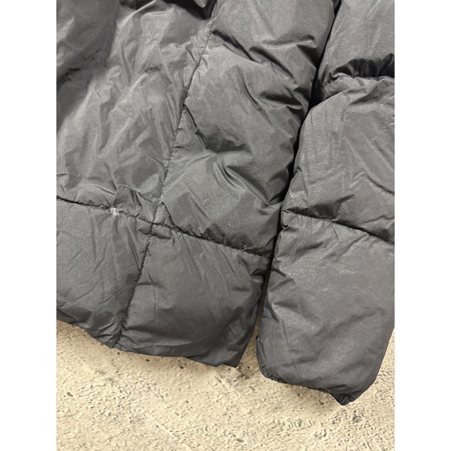 Stone Island puffer jacket Crinkle Reps NY down Black badge
