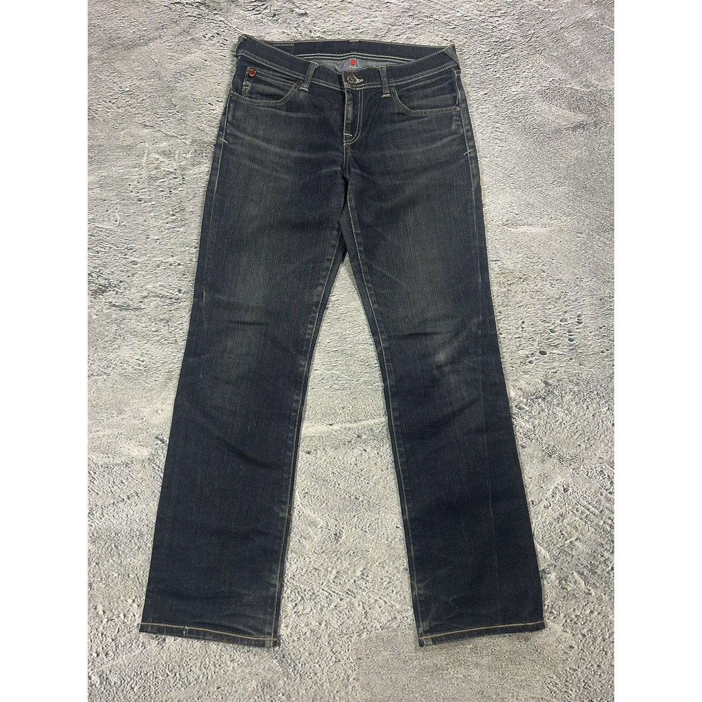 Evisu x Puma jeans vintage grey bootcut mint seagulls
