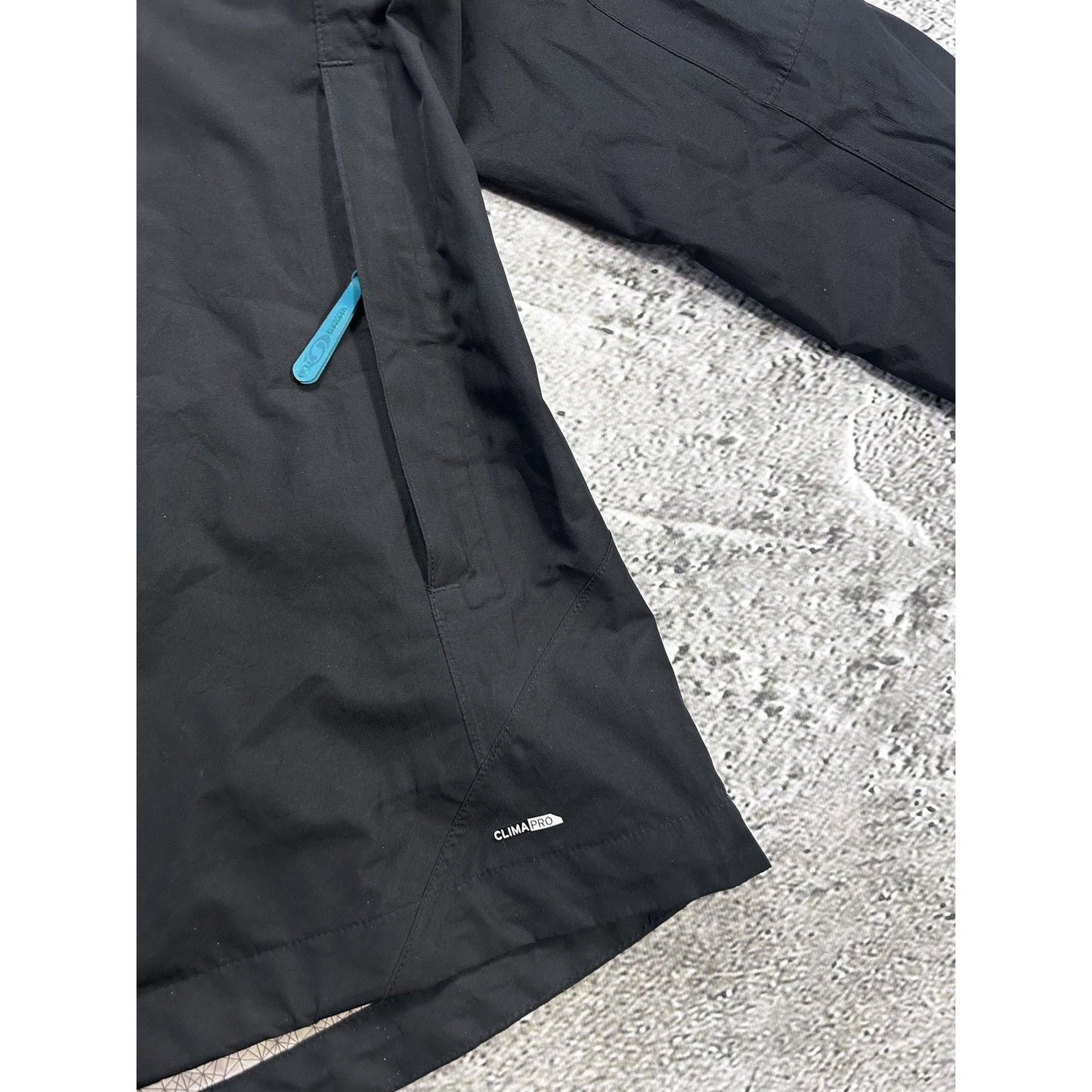 Salomon ClimaPro hoody jacket black windbreaker