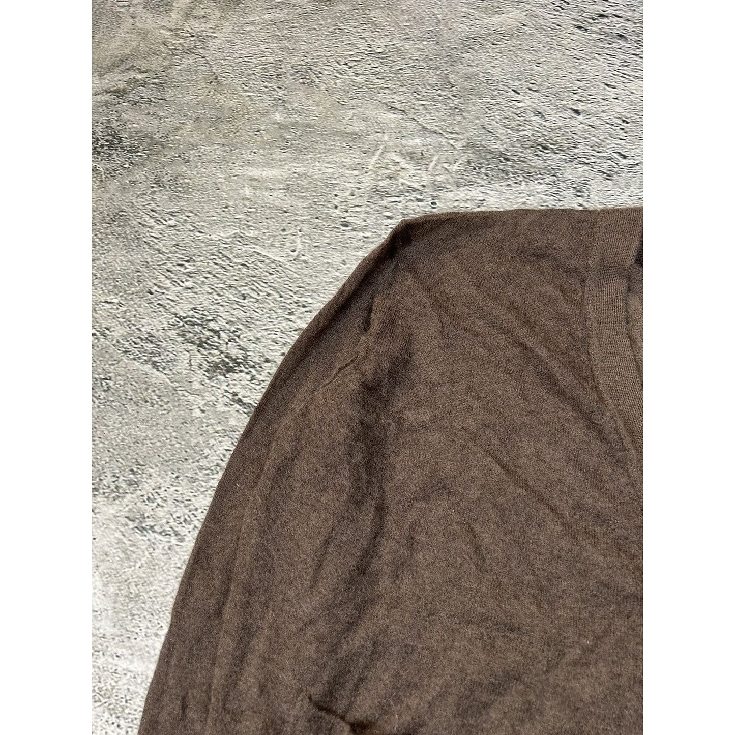 Isabel Benenato cardigan mohair brown button up sweater AW18