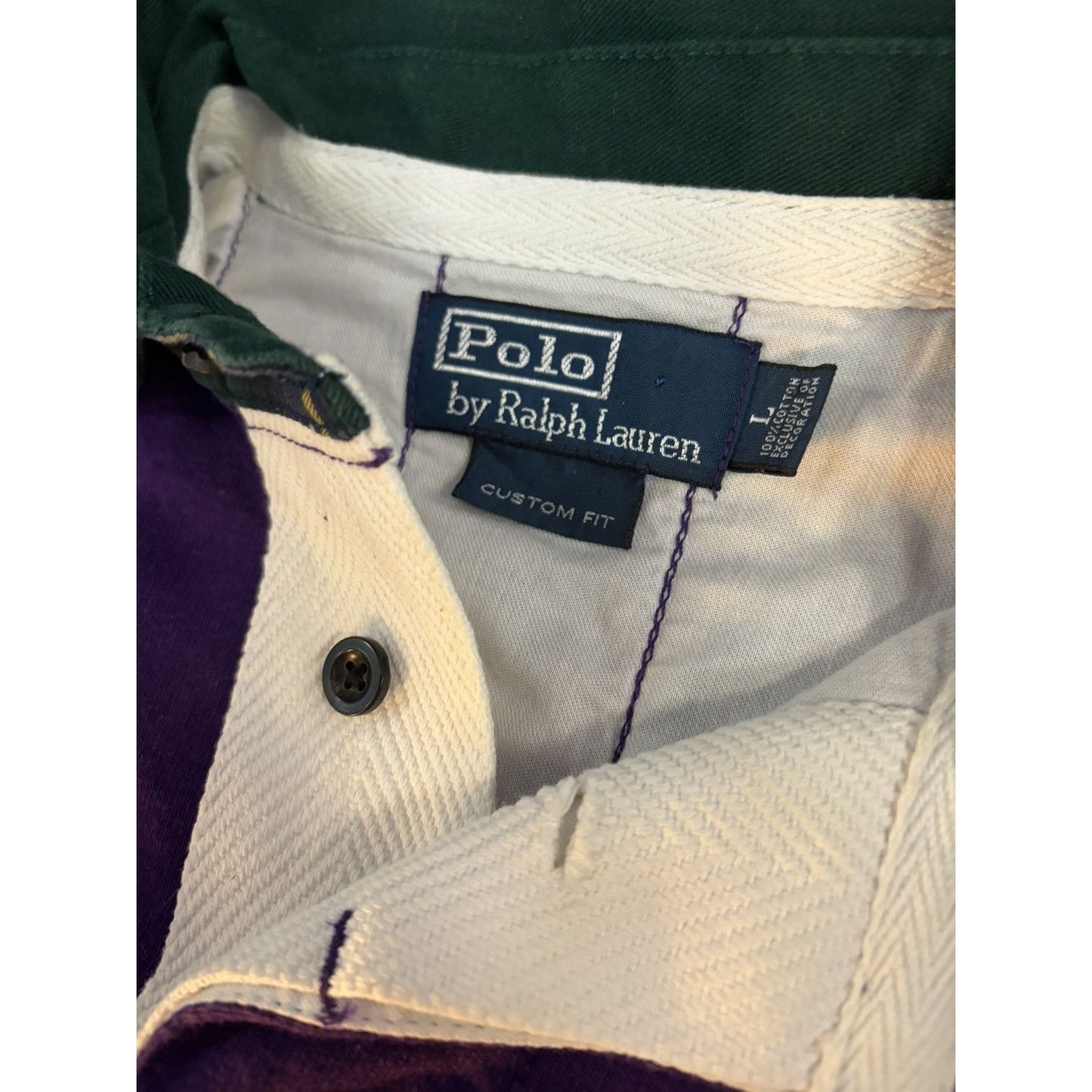 Chief Keef Polo Ralph Lauren big pony purple green collar
