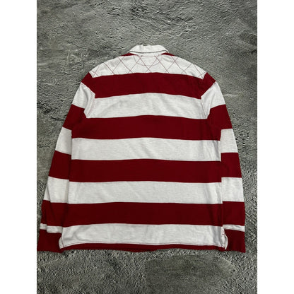 Chief Keef Polo Ralph Lauren striped longsleeve red white