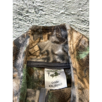 Realtree Camouflage fleece sweatshirt full zip vintage