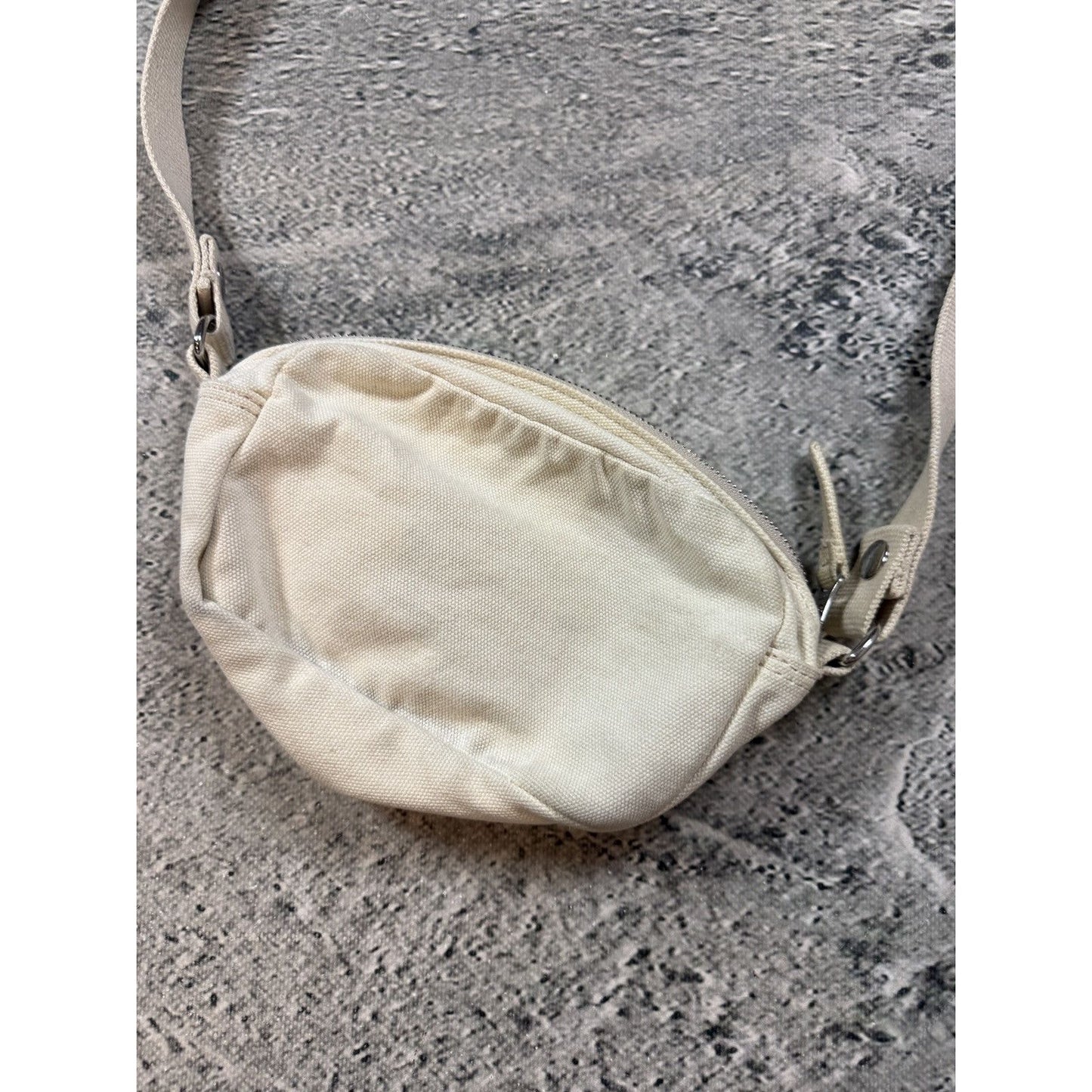 Stussy shoulder bag cream white embriodered