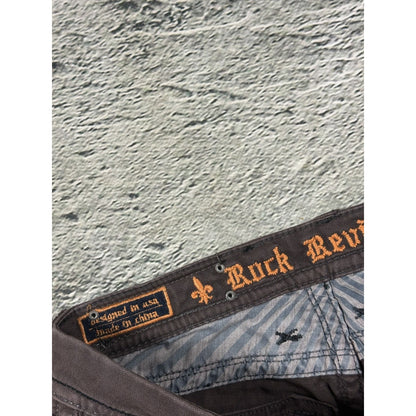 Rock Revival vintage brown jeans Y2K straight