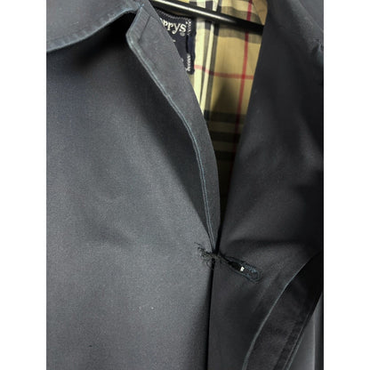 Burberrys coat navy vintage nova check Burberry