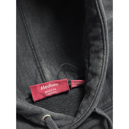 Supreme hoodie black hood logo Sick Mother Sick Child SS17