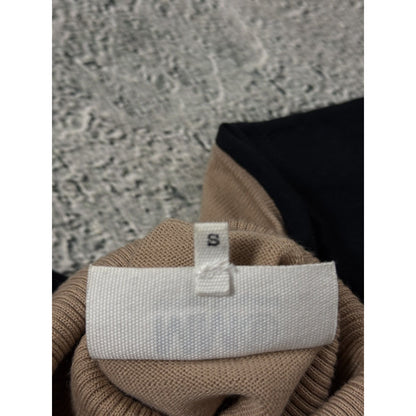 MM6 Maison Margiela Beige/Black turtleneck sweater T-shirt