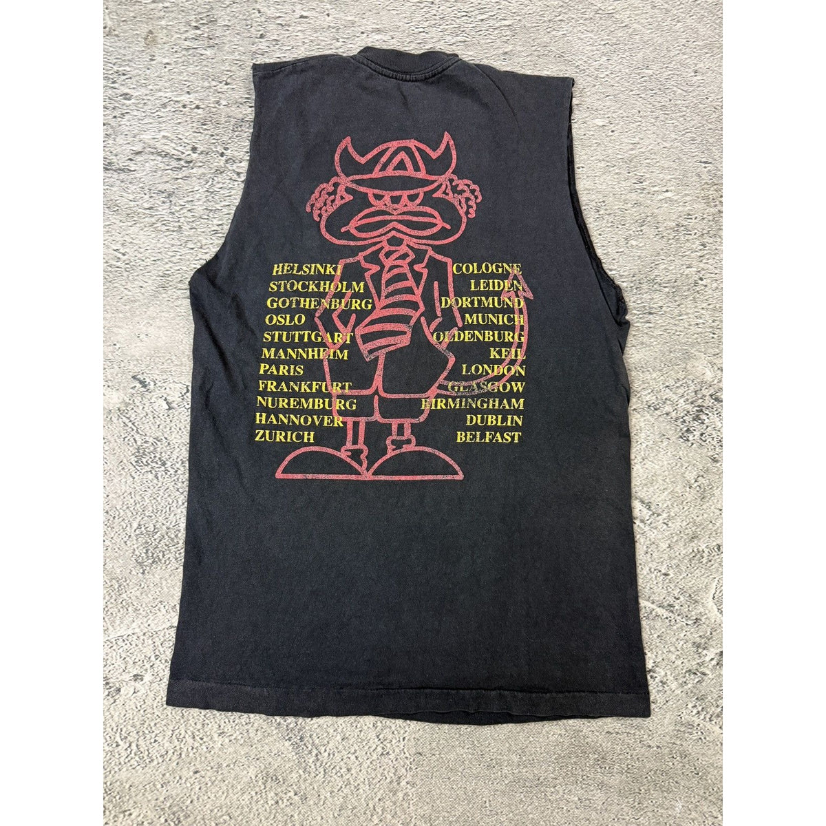 AC/DC The Razors Edge 1990 Europe Tour Hard tank top t-shirt